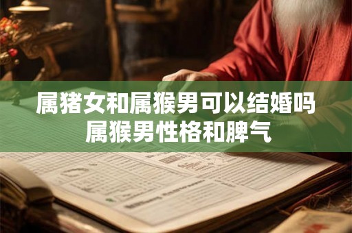 属猪女和属猴男可以结婚吗 属猴男性格和脾气