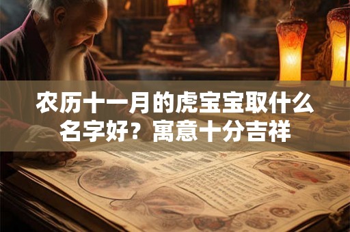 农历十一月的虎宝宝取什么名字好？寓意十分吉祥