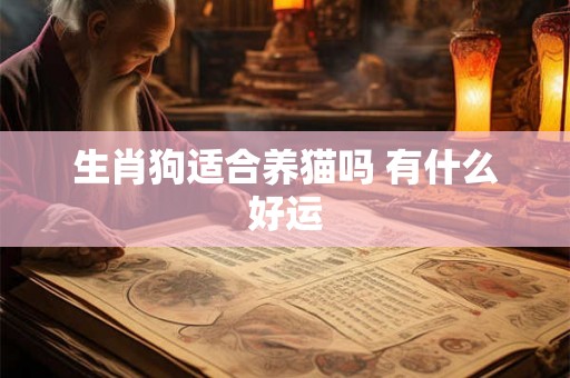 生肖狗适合养猫吗 有什么好运