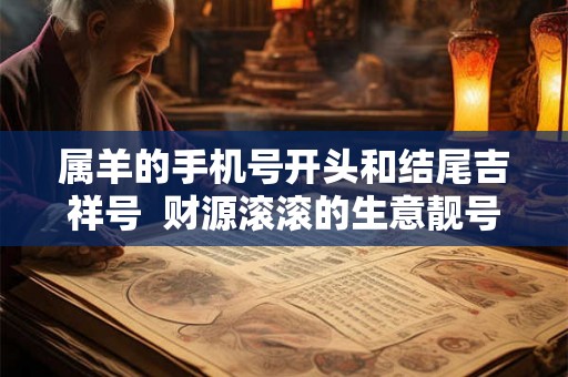 属羊的手机号开头和结尾吉祥号  财源滚滚的生意靓号