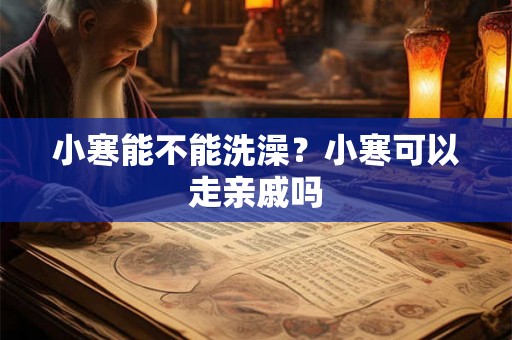 小寒能不能洗澡？小寒可以走亲戚吗