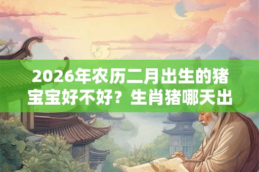 2026年农历二月出生的猪宝宝好不好？生肖猪哪天出生好？