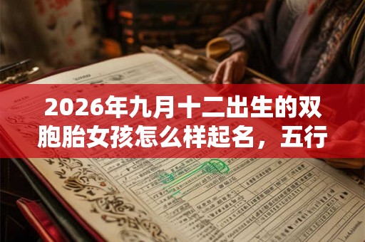 2026年九月十二出生的双胞胎女孩怎么样起名,五行属什么 2026年九月十二出生的双胞胎女孩怎么样起名,五行属什么