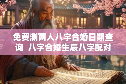 免费测两人八字合婚日期查询 八字合婚生辰八字配对 免费测两人八字合婚日期查询 八字合婚生辰八字配对