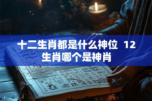 十二生肖都是什么神位  12生肖哪个是神肖