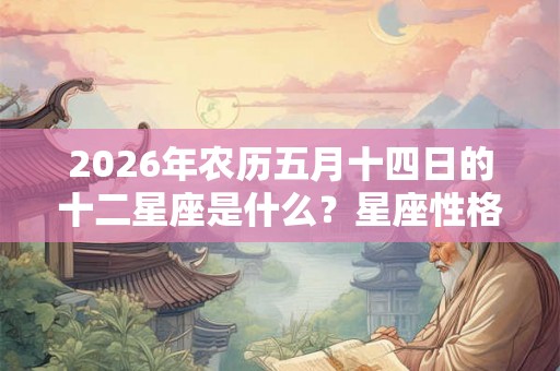 2026年农历五月十四日的十二星座是什么？星座性格如何？