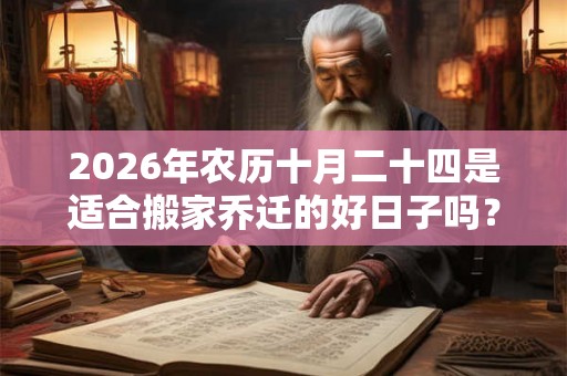 2026年农历十月二十四是适合搬家乔迁的好日子吗? 2026年农历十月二十四是适合搬家乔迁的好日子吗?