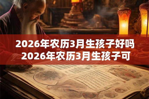 2026年农历3月生孩子好吗 2026年农历3月生孩子可行吗