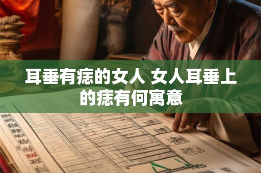耳垂有痣的女人 女人耳垂上的痣有何寓意