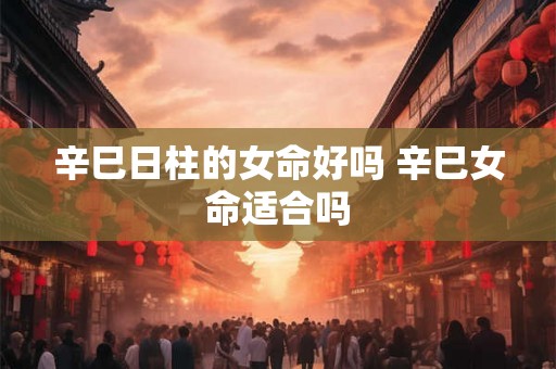 辛巳日柱的女命好吗 辛巳女命适合吗 辛巳日柱的女命好吗 辛巳女命适合吗