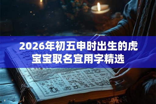2026年初五申时出生的虎宝宝取名宜用字精选 2026年初五申时出生的虎宝宝取名宜用字精选