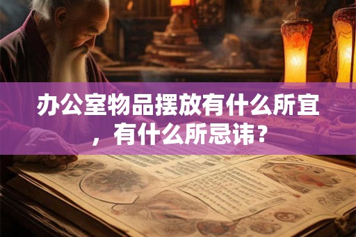 办公室物品摆放有什么所宜,有什么所忌讳? 办公室物品摆放有什么所宜,有什么所忌讳?