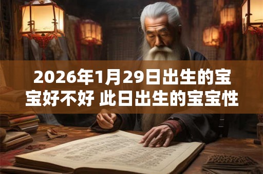 2026年1月29日出生的宝宝好不好 此日出生的宝宝性格