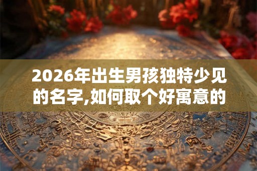 2026年出生男孩独特少见的名字,如何取个好寓意的名字? 2026年出生男孩独特少见的名字,如何取个好寓意的名字?