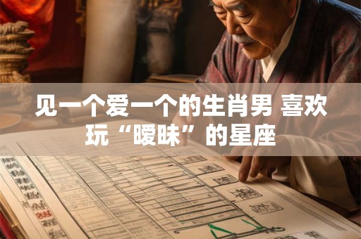 见一个爱一个的生肖男 喜欢玩“暧昧”的星座