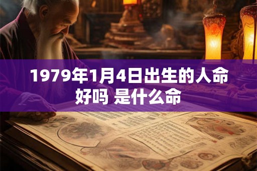1979年1月4日出生的人命好吗 是什么命