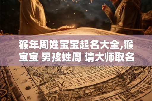 猴年周姓宝宝起名大全,猴宝宝 男孩姓周 请大师取名