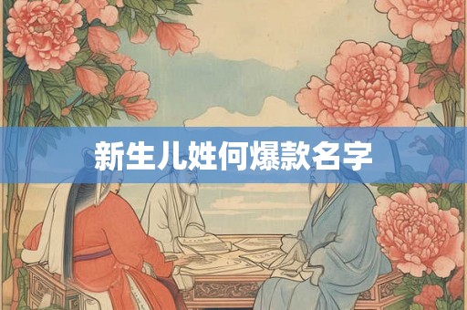 新生儿姓何爆款名字