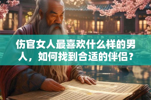 伤官女人最喜欢什么样的男人，如何找到合适的伴侣？