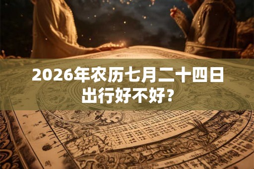 2026年农历七月二十四日出行好不好？
