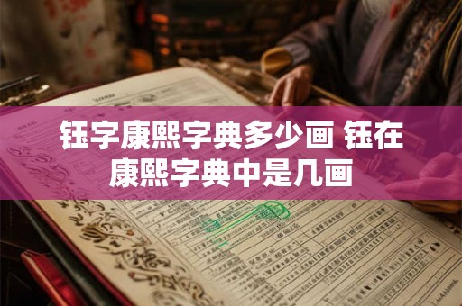 钰字康熙字典多少画 钰在康熙字典中是几画