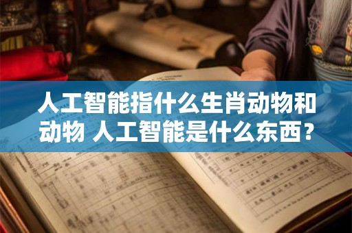 人工智能指什么生肖动物和动物 人工智能是什么东西? 人工智能指什么生肖动物和动物 人工智能是什么东西?