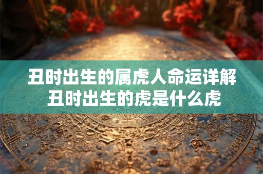 丑时出生的属虎人命运详解 丑时出生的虎是什么虎 丑时出生的属虎人命运详解 丑时出生的虎是什么虎