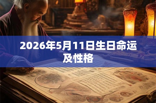 2026年5月11日生日命运及性格