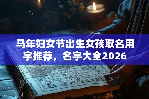 马年妇女节出生女孩取名用字推荐，名字大全2026