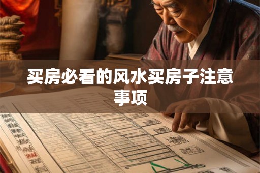 买房必看的风水买房子注意事项