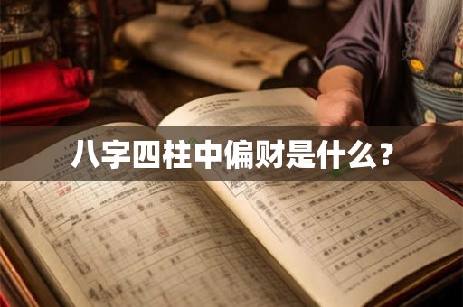 八字四柱中偏财是什么? 八字四柱中偏财是什么?