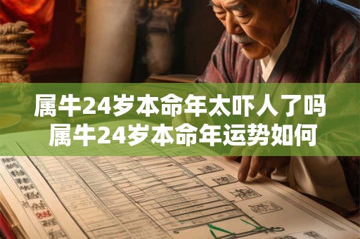 属牛24岁本命年太吓人了吗 属牛24岁本命年运势如何