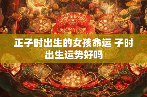 正子时出生的女孩命运 子时出生运势好吗