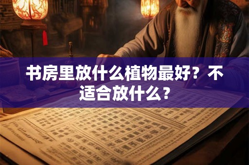 书房里放什么植物最好?不适合放什么? 书房里放什么植物最好?不适合放什么?