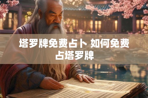 塔罗牌免费占卜 如何免费占塔罗牌