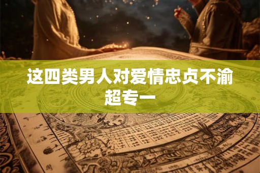 这四类男人对爱情忠贞不渝超专一