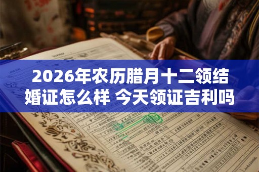 2026年农历腊月十二领结婚证怎么样 今天领证吉利吗