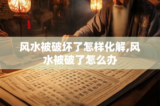 风水被破坏了怎样化解,风水被破了怎么办