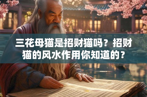三花母猫是招财猫吗？招财猫的风水作用你知道的？