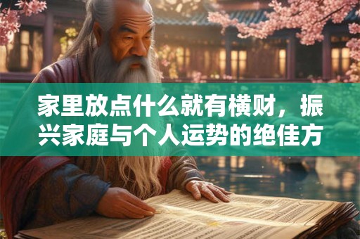 家里放点什么就有横财,振兴家庭与个人运势的绝佳方法 家里放点什么就有横财,振兴家庭与个人运势的绝佳方法