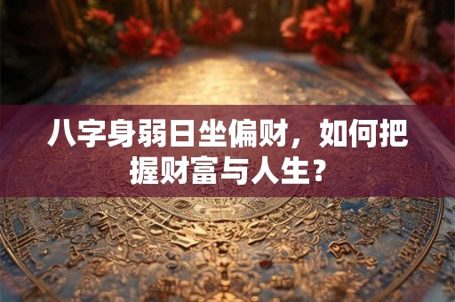 八字身弱日坐偏财，如何把握财富与人生？