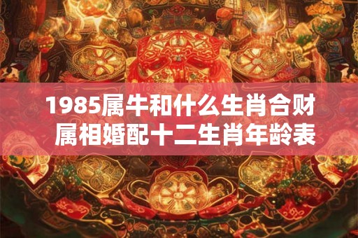 1985属牛和什么生肖合财  属相婚配十二生肖年龄表