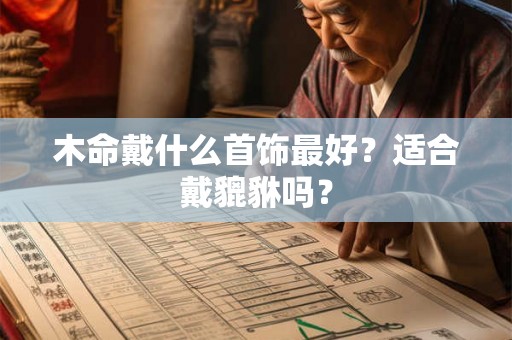 木命戴什么首饰最好？适合戴貔貅吗？