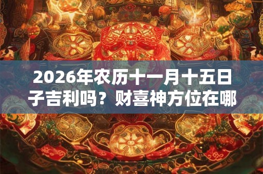 2026年农历十一月十五日子吉利吗?财喜神方位在哪? 2026年农历十一月十五日子吉利吗?财喜神方位在哪?