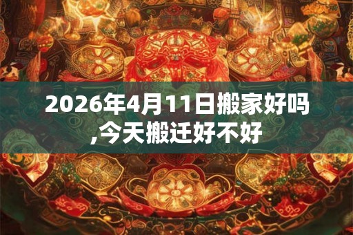 2026年4月11日搬家好吗,今天搬迁好不好