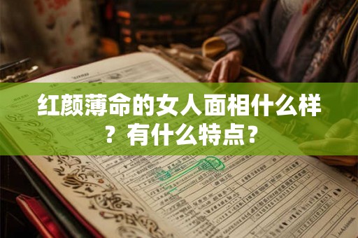 红颜薄命的女人面相什么样？有什么特点？