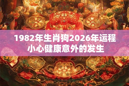 1982年生肖狗2026年运程 小心健康意外的发生