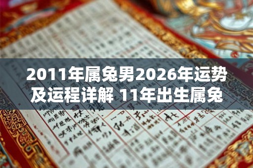 2011年属兔男2026年运势及运程详解 11年出生属兔人2026全年每月运势男性 2011年属兔男2026年运势及运程详解 11年出生属兔人2026全年每月运势男性