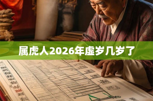 属虎人2026年虚岁几岁了