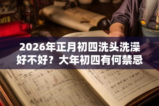 2026年正月初四洗头洗澡好不好？大年初四有何禁忌？